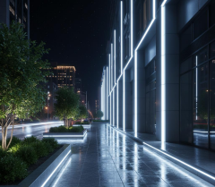 64CM 24W LED Duvar Boyama Wallwasher Beyaz 6500K 220V