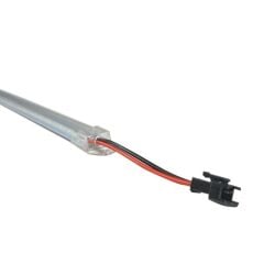 220 Volt 4014 Çubuk Led Gün Işığı 3000-3200K-Şeffaf Cam 50 CM Kasalı Dim Edilebilir Bar Led 220v