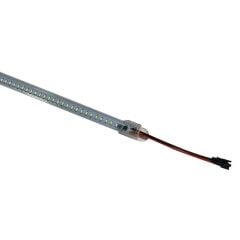 220 Volt 4014 Çubuk Led Gün Işığı 3000-3200K-Şeffaf Cam 50 CM Kasalı Dim Edilebilir Bar Led 220v
