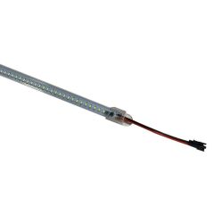 220 Volt 4014 Çubuk Led Gün Işığı 3000-3200K-Şeffaf Cam 50 CM Kasalı Dim Edilebilir Bar Led 220v