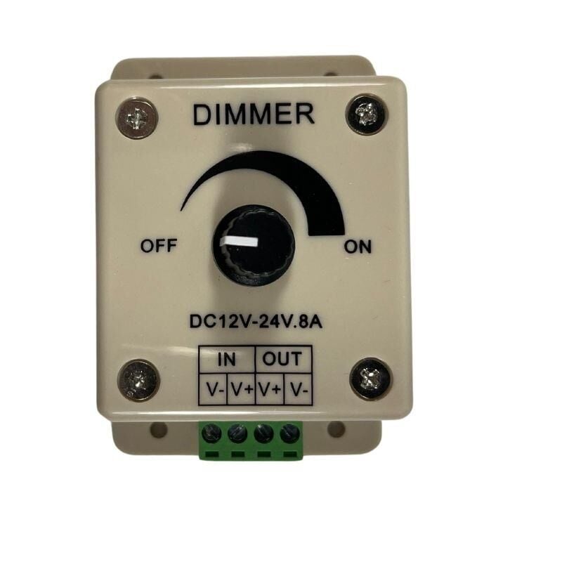 Manuel Led Dimmer 12-24V 8A Dc Dimmer 12-24 Volt Şerit Led Dimmer