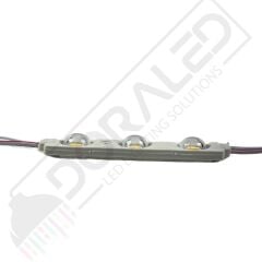 12 Volt Beyaz 1,5 Watt 3 lü Lensli 2835 Reklamcı Modül (10 Adet)