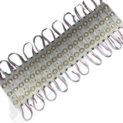 12 Volt Beyaz 1,5 Watt 3 lü Lensli 2835 Reklamcı Modül (10 Adet)