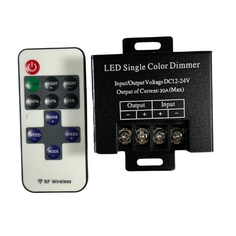 36 Amper RF Kumandalı Tek Renk Dimmer
