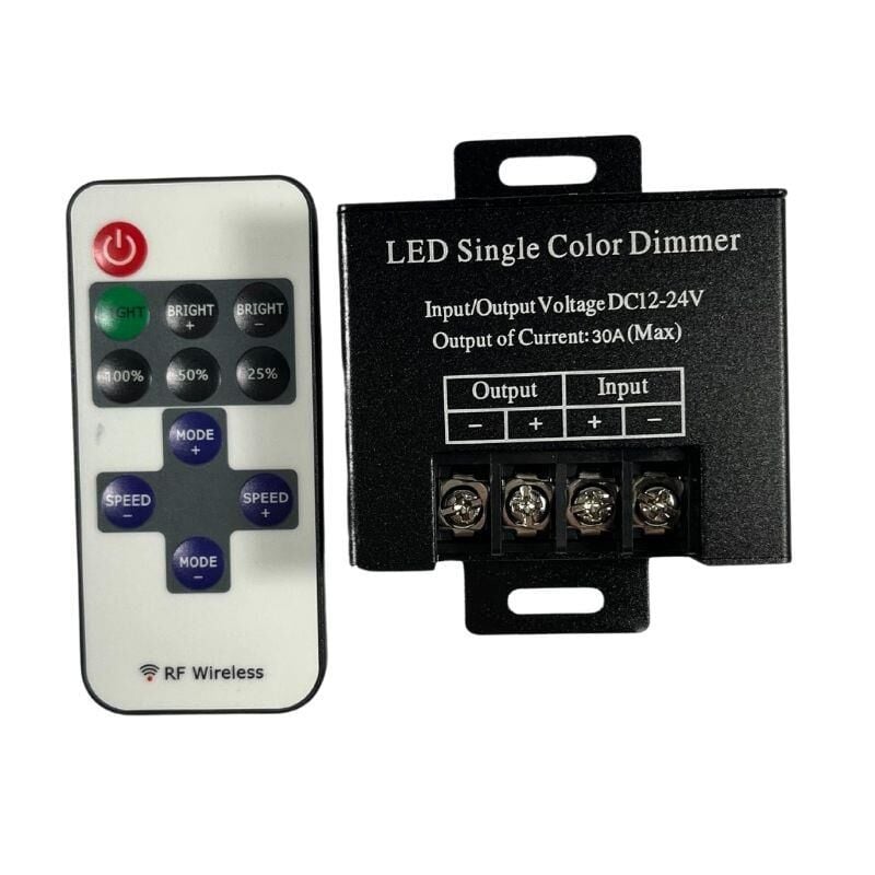 36 Amper RF Kumandalı Tek Renk Dimmer