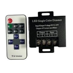 36 Amper RF Kumandalı Tek Renk Dimmer