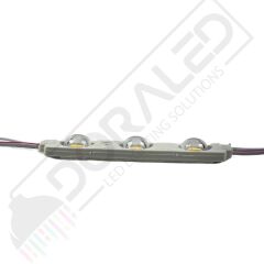 12 Volt GünIşığı 1,5 Watt 3 lü Lensli 2835 Reklamcı Modül (10 Adet)