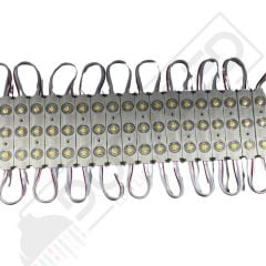 12 Volt GünIşığı 1,5 Watt 3 lü Lensli 2835 Reklamcı Modül (10 Adet)