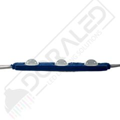 12 Volt Mavi 1,5 Watt 3 lü Lensli 2835 Reklamcı Modül (10 Adet)