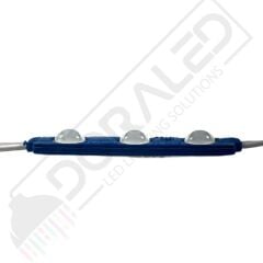 12 Volt Mavi 1,5 Watt 3 lü Lensli 2835 Reklamcı Modül (10 Adet)