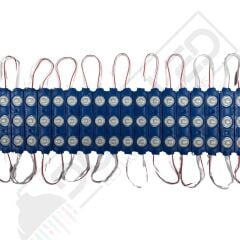 12 Volt Mavi 1,5 Watt 3 lü Lensli 2835 Reklamcı Modül (10 Adet)