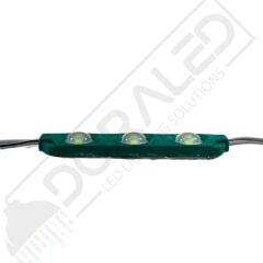 12 Volt Yeşil 1,5 Watt 3 lü Lensli 2835 Reklamcı Modül (10 Adet)
