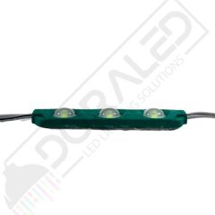 12 Volt Yeşil 1,5 Watt 3 lü Lensli 2835 Reklamcı Modül (10 Adet)