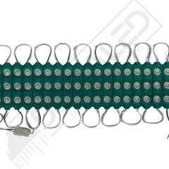 12 Volt Yeşil 1,5 Watt 3 lü Lensli 2835 Reklamcı Modül (10 Adet)