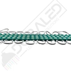 12 Volt Yeşil 1,5 Watt 3 lü Lensli 2835 Reklamcı Modül (10 Adet)