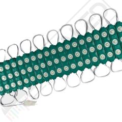 12 Volt Yeşil 1,5 Watt 3 lü Lensli 2835 Reklamcı Modül (10 Adet)