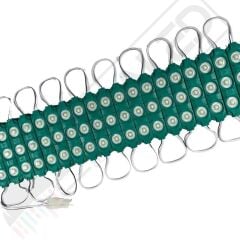 12 Volt Yeşil 1,5 Watt 3 lü Lensli 2835 Reklamcı Modül (10 Adet)