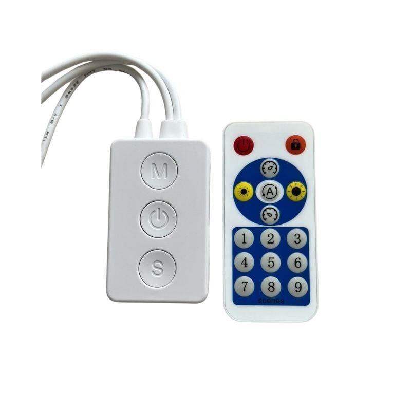 SP601E Çift Çıkışlı Bluetooth RF APP Pixel Led Kontrol Cihazı 2*600IC