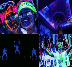 UV Şerit Led 12V 120 ledli 2835 Ledli Silikonlu Black Light (1Metre)