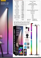 SPOT LEDLİ LED LAMBADER KÖŞE PİXEL RGB+WW+GÜN IŞIĞI TELEFON+KUMANDA KONTROLLÜ