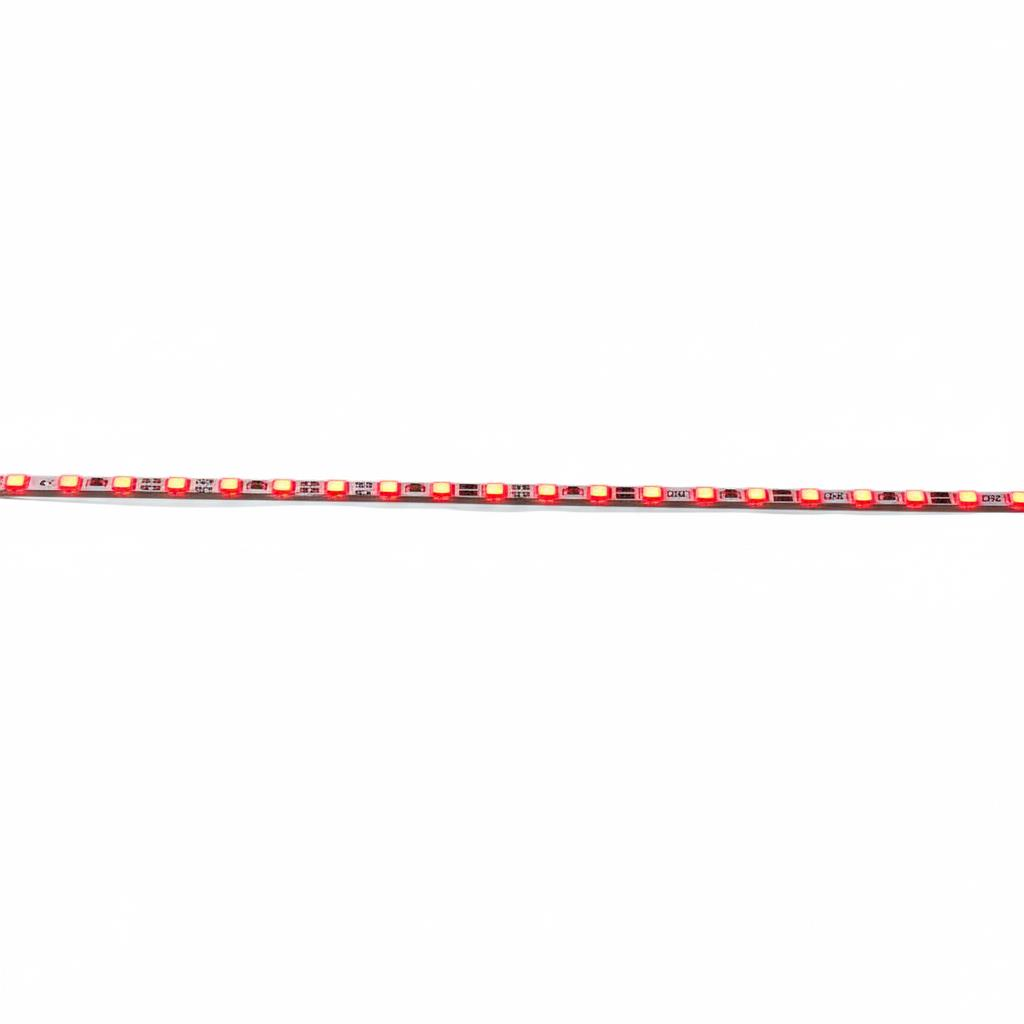 4mm 12V Alüminyum Çubuk Led Bar Kırmızı 120Ledli 100cm 12Volt