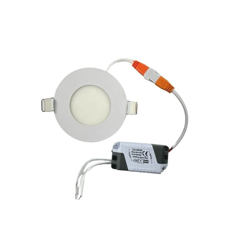 Sıvaaltı Beyaz (Gömme) Led Panel-Spot Lamba Işık Gücü: 3W  Dış Çap:8,5 cm Delik Çap:7,5 cm