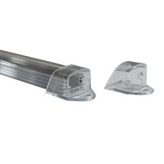 Lineer Alüminyum Boş Kasa Profil - Led Bar Boş Kasa Şeffaf Cam 1Metre 2 Kanallı