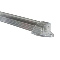 Lineer Alüminyum Boş Kasa Profil - Led Bar Boş Kasa Şeffaf Cam 1Metre 2 Kanallı