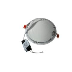 Sıvaaltı Beyaz (Gömme) Led Panel-Spot Lamba Işık Gücü:12W Dış Çap:17 cm Delik Çap:15,5 cm