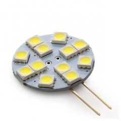 G4 LED AMPÜL 12V YUVARLAK İĞNE BACAK BEYAZ