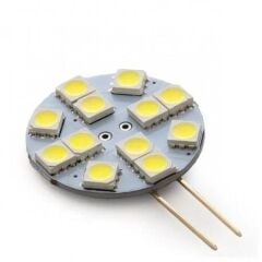 G4 LED AMPÜL 12V YUVARLAK İĞNE BACAK BEYAZ