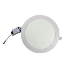 Sıvaaltı Beyaz (Gömme) Led Panel-Spot Lamba Işık Gücü:18W Dış Çap:22 cm Delik Çap:20,5 cm