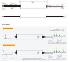 DC24V 72W 3A  DALİ DİM DT8, PUSH DİM ,0-10 DİM CCT İP67 TUNABLE