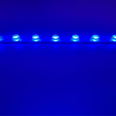12V 100CM 18LEDLİ 27W MERCEKLİ LED BAR ÇUBUK LED 30DERECE LENSLİ İP65 MAVİ