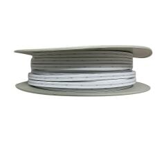 10x8mm 4000K Natural Beyaz 12 Volt 25M Flat Neon Led 2,5Cm de Bir kesilebilir Mobilya Gömme Düz Neon