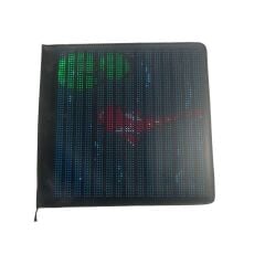 Bluetooth Lu Telefon Kontrollü Çanta Ekranı S3264 Flexible Matrix Led Ekran 5V 64*64 dots 250*250mm