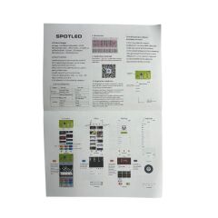 Bluetooth Lu Telefon Kontrollü Çanta Ekranı S3264 Flexible Matrix Led Ekran 5V 64*64 dots 250*250mm