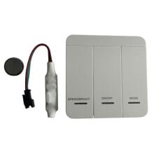 Anahtarlı Duvar Tipi Tek Renk Pixel Şerit Kontrol Devresi 12-24 Volt