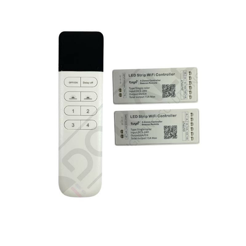 Tuya Destekli Wifi Kontrollü Dimmer Şerit Led Kontrol Devresi - 2 Kanal