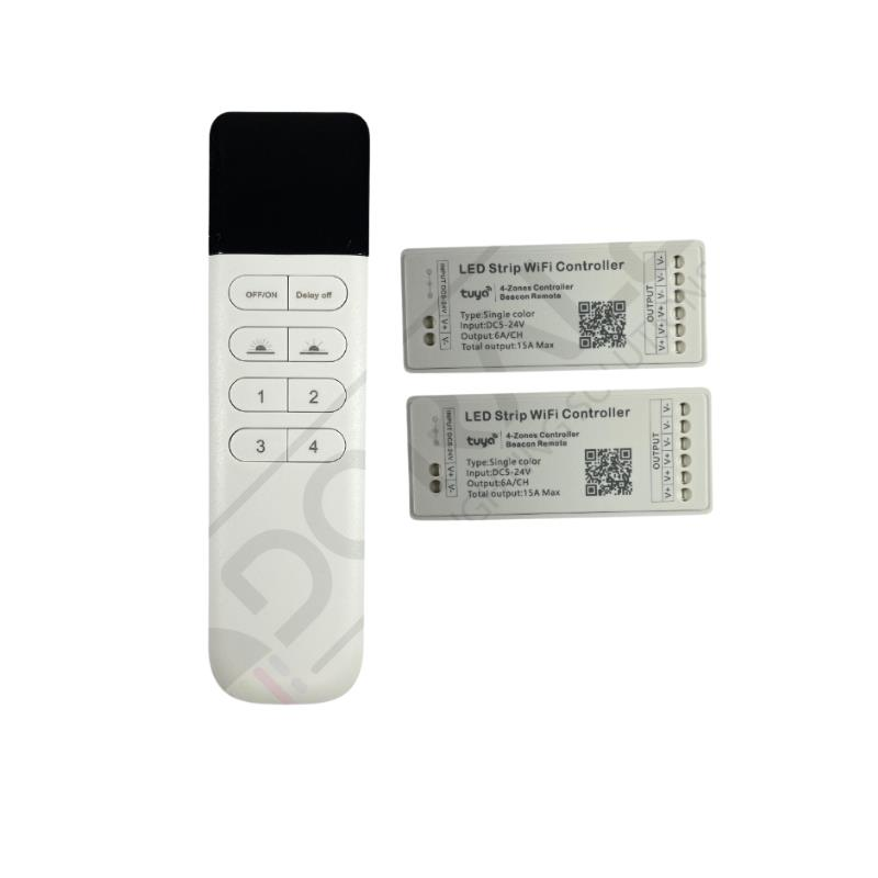 Tuya Destekli Wifi Kontrollü Dimmer Şerit Led Kontrol Devresi - 2 Kanal