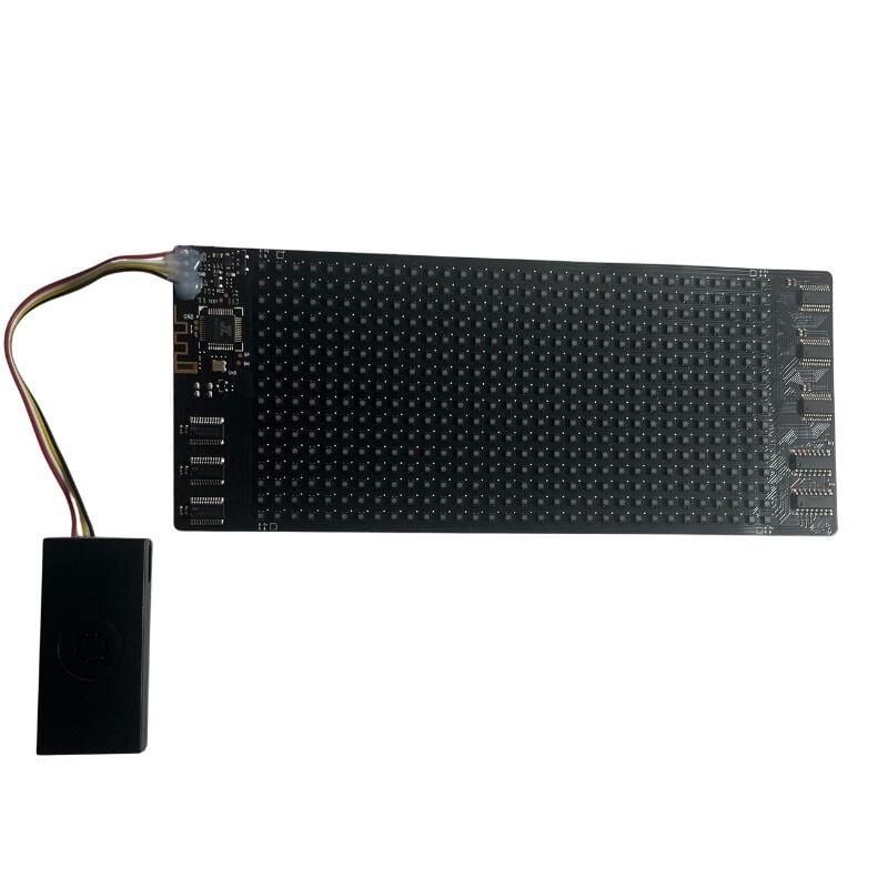 Bluetooth Lu Telefon Kontrollü Şapka Ekranı PB-1632 Flexible Matrix Led Ekran 5V 16*32 dots 170*70mm