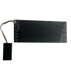 Bluetooth Lu Telefon Kontrollü Şapka Ekranı PB-1632 Flexible Matrix Led Ekran 5V 16*32 dots 170*70mm