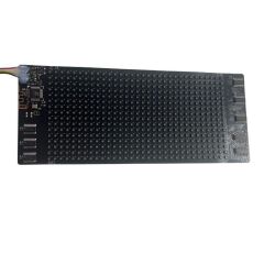 Bluetooth Lu Telefon Kontrollü Şapka Ekranı PB-1632 Flexible Matrix Led Ekran 5V 16*32 dots 170*70mm