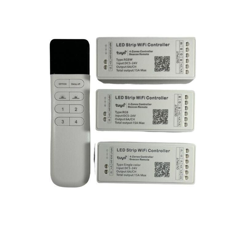 Tuya Destekli Wifi Kontrollü Dimmer Şerit Led Kontrol Devresi - 3 Kanal