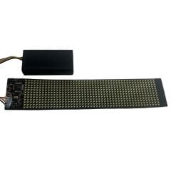 Bluetooth Lu Telefon Kontrollü Şapka Ekranı PB-1248 Flexible Matrix Led Ekran 5V 12*48 dots 152*32mm