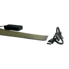 Bluetooth Lu Telefon Kontrollü Şapka Ekranı PB-1248 Flexible Matrix Led Ekran 5V 12*48 dots 152*32mm