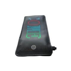 Bluetooth Lu Telefon Kontrollü T-Shirt ve Çanta Ekranı- PT-1632 Flexible Matrix Led Ekran 5V 16*32 dots 170*70mm