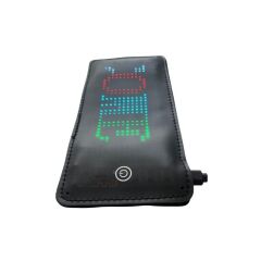 Bluetooth Lu Telefon Kontrollü T-Shirt ve Çanta Ekranı- PT-1632 Flexible Matrix Led Ekran 5V 16*32 dots 170*70mm