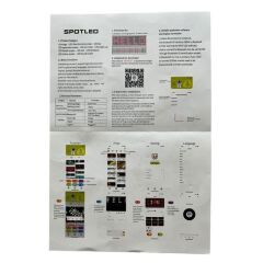 Bluetooth Lu Telefon Kontrollü T-Shirt ve Çanta Ekranı- PT-1632 Flexible Matrix Led Ekran 5V 16*32 dots 170*70mm