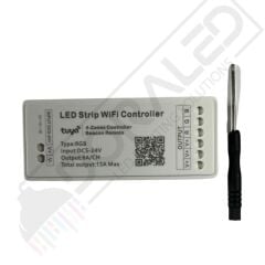 Tuya Destekli Wifi Kontrollü RGB Şerit Led Kontrol Devresi 5-24V